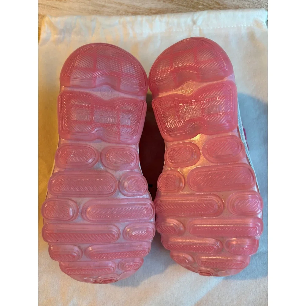 NEW Bernie Mev Woven Gummie Gem Kids Size 29 US 12 Pink Elastic Slip On shoes
